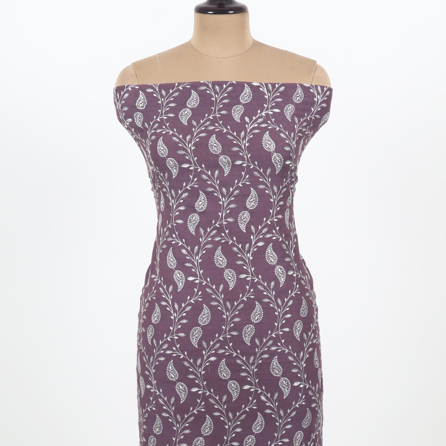 Unstitched Chanderi Suit Set