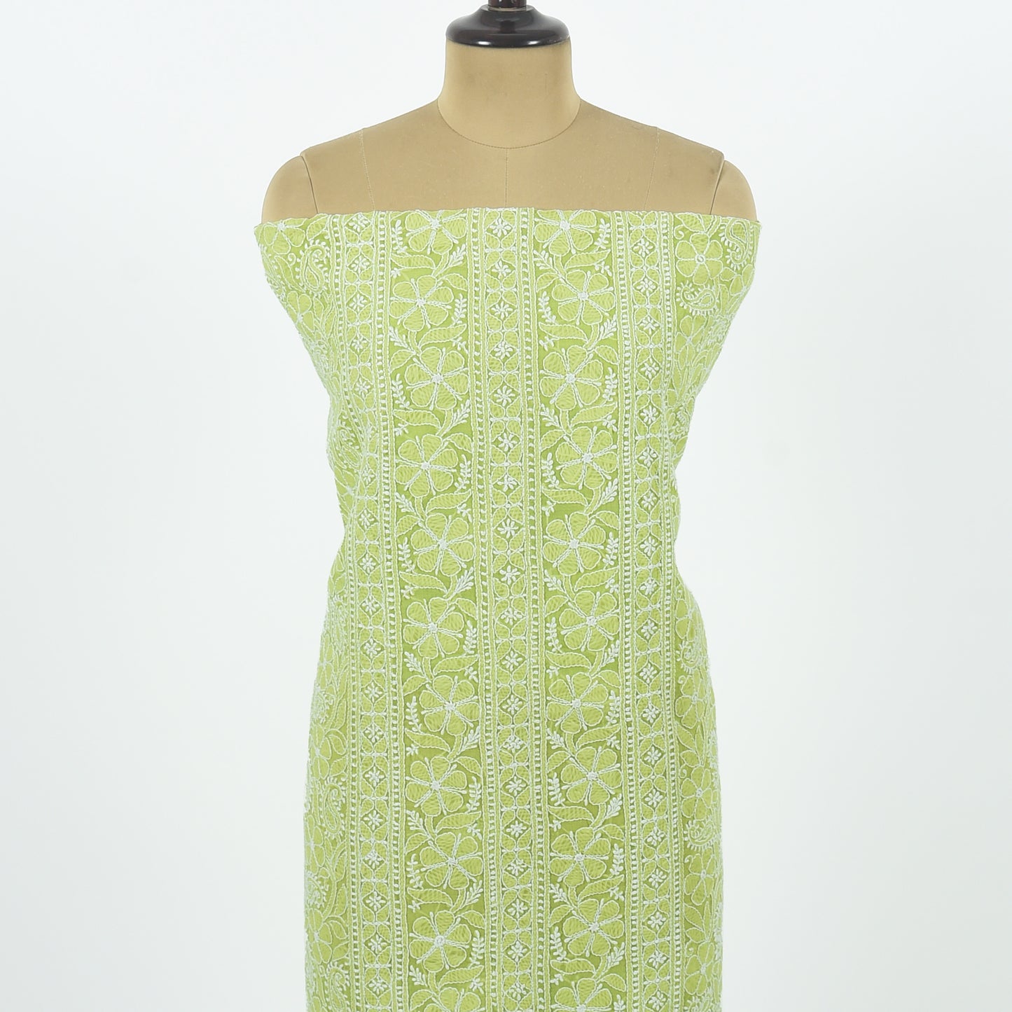 Unstitched Chanderi Suit Set