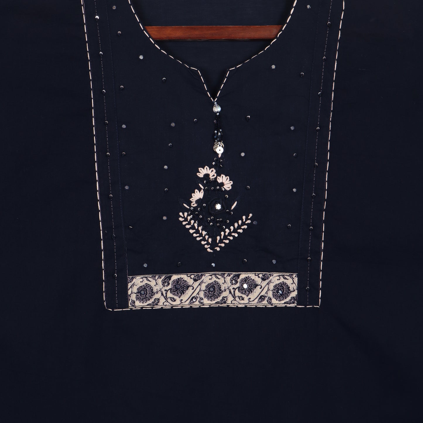 Semi Stitched Cotton Suit