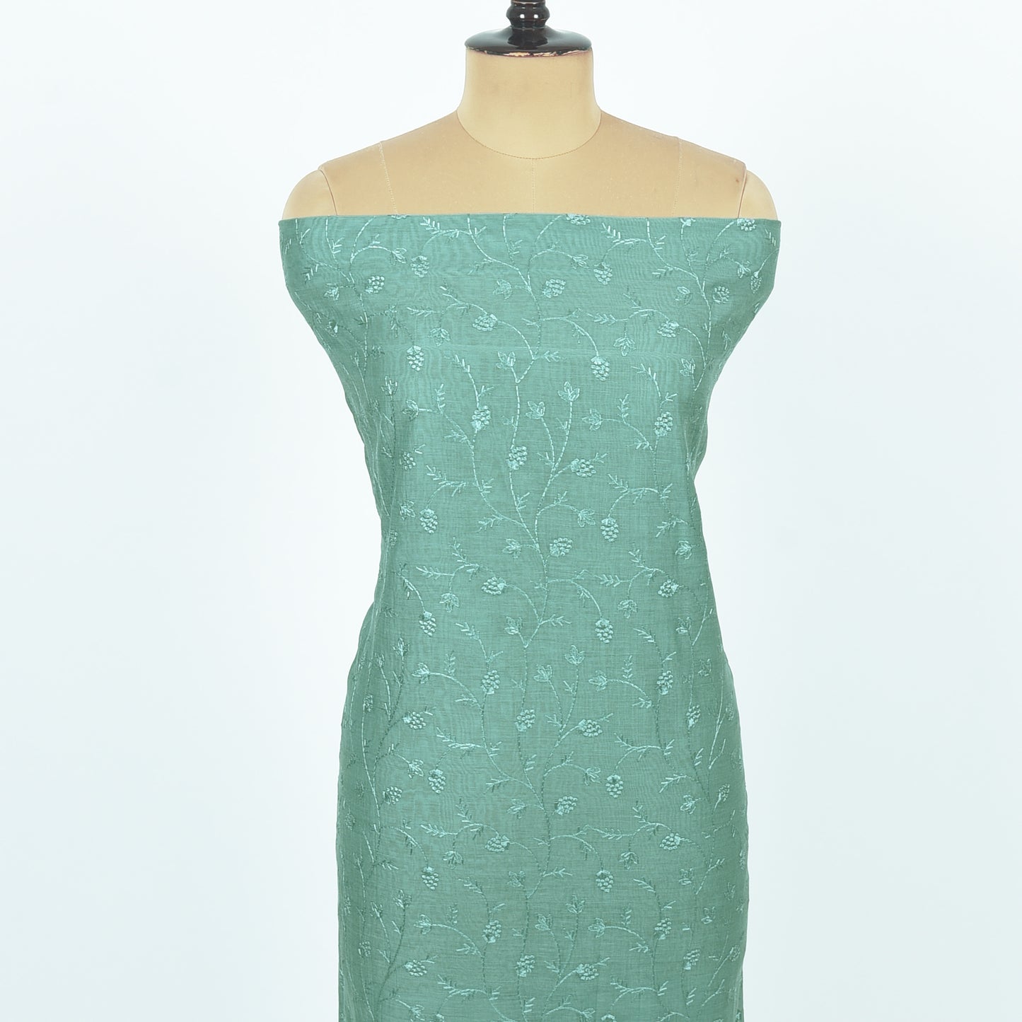 Unstitched Chanderi Suit Set