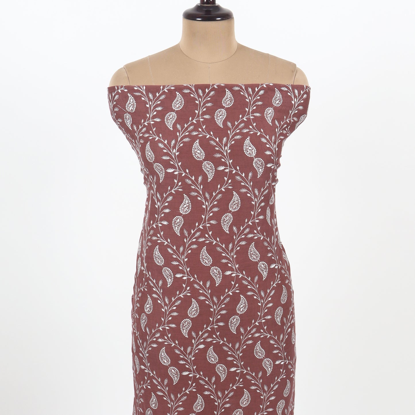 Unstitched Chanderi Suit Set