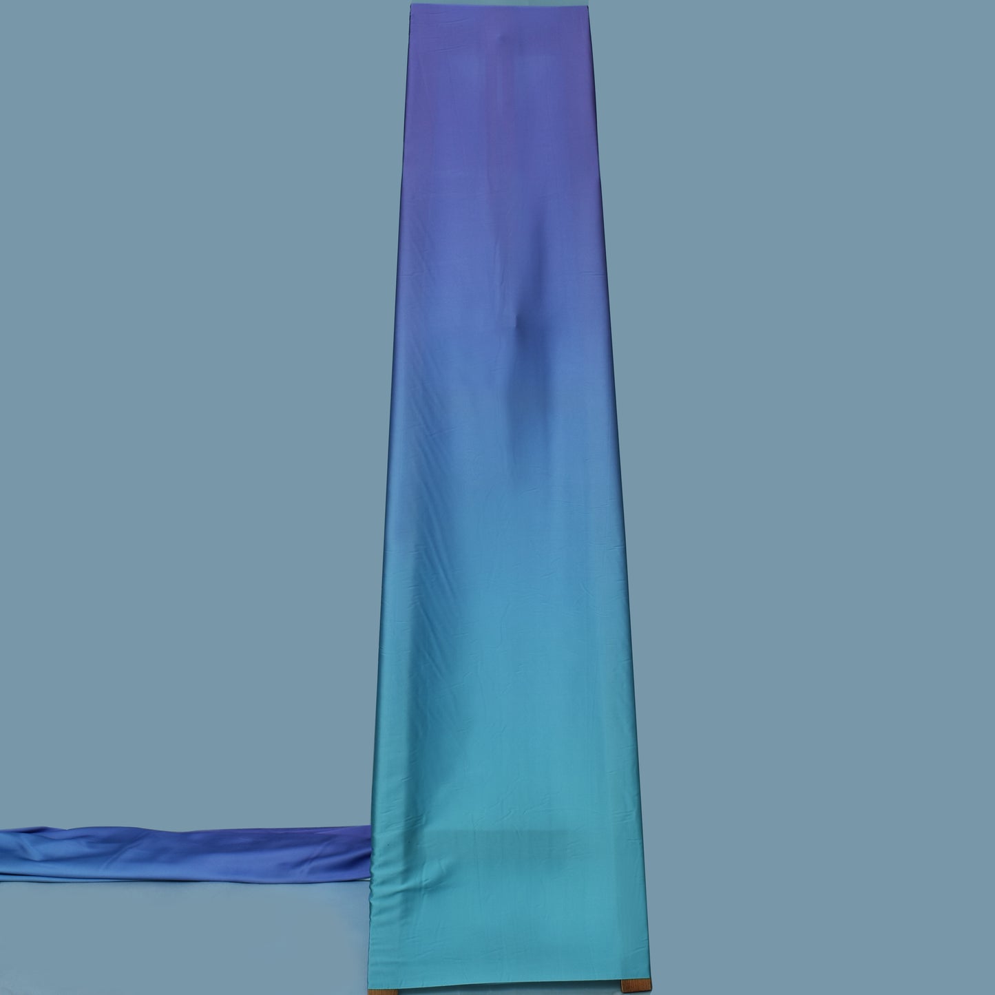 Shaded Ombre Armani Satin Fabric