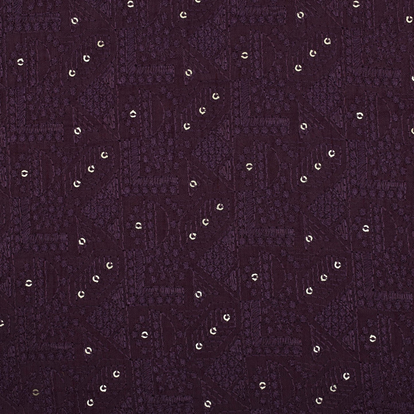 Onion Color Nokia Silk Embroidery Fabric