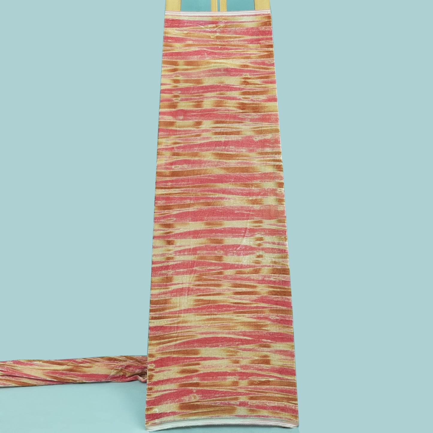 Multicolor Pure Silk Velvet Print Fabric