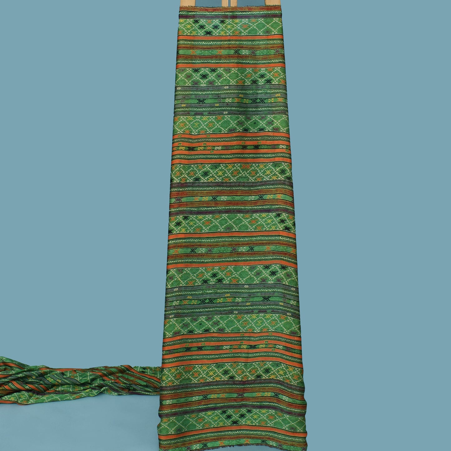 Multi Color Modal Satin Print Fabric