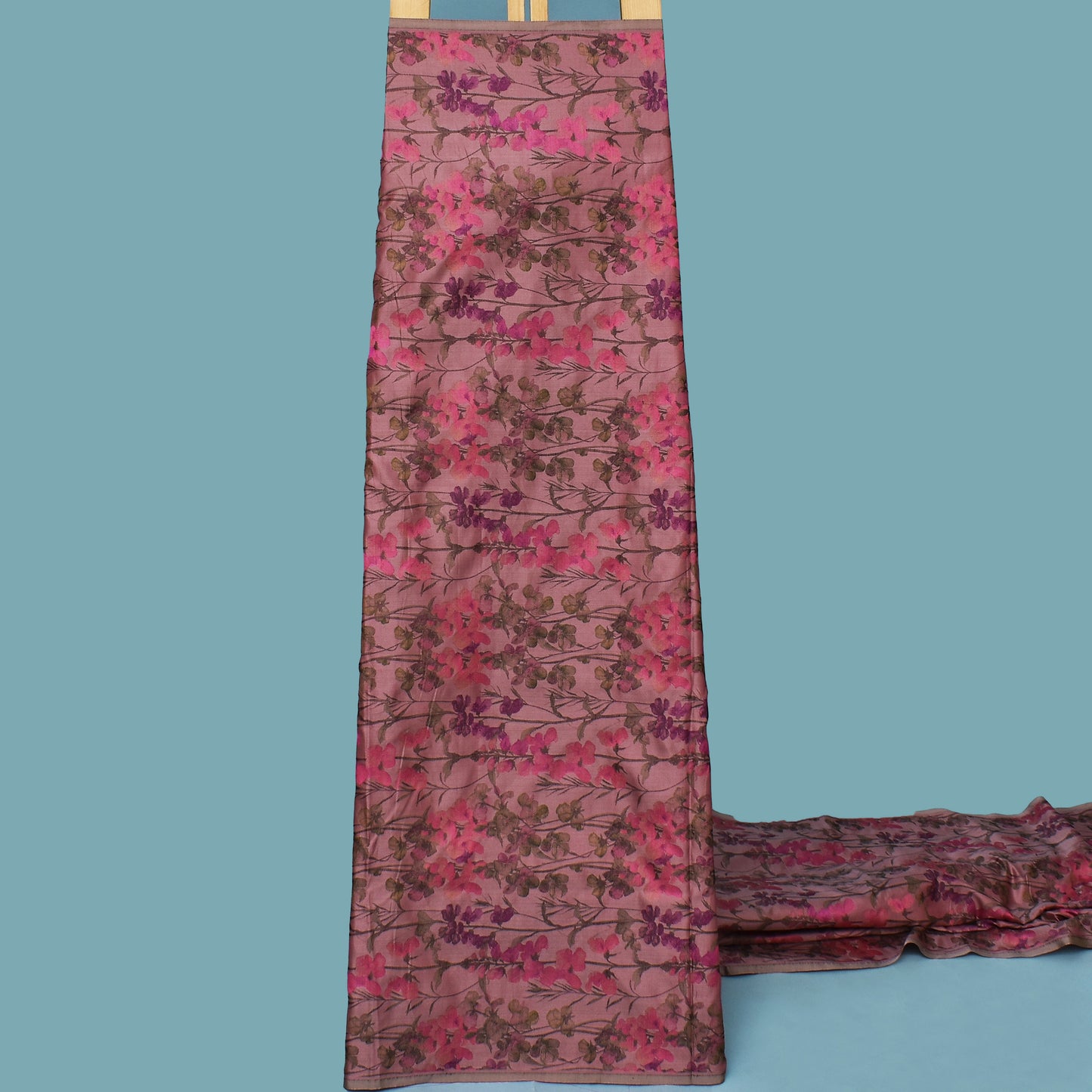 Multi Color Silk Brocade Fabric