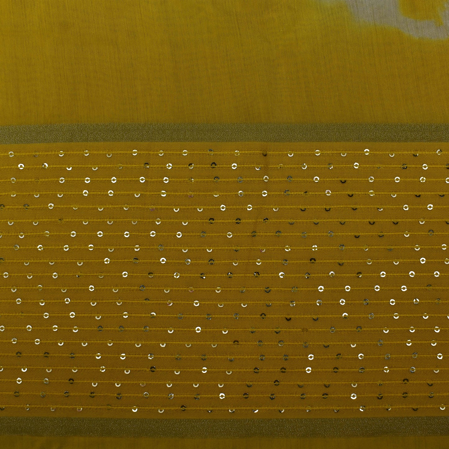 Multi Color Chanderi Tie & Die Border Embroidery Fabric