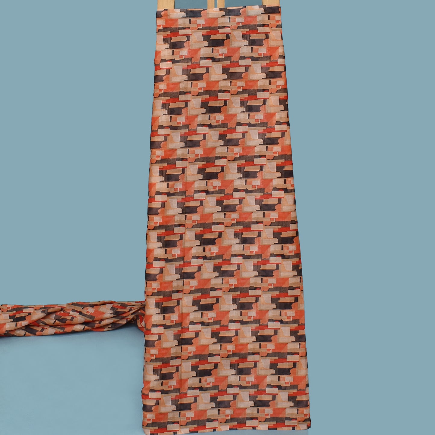 Multi Color Mulmul Print Fabric