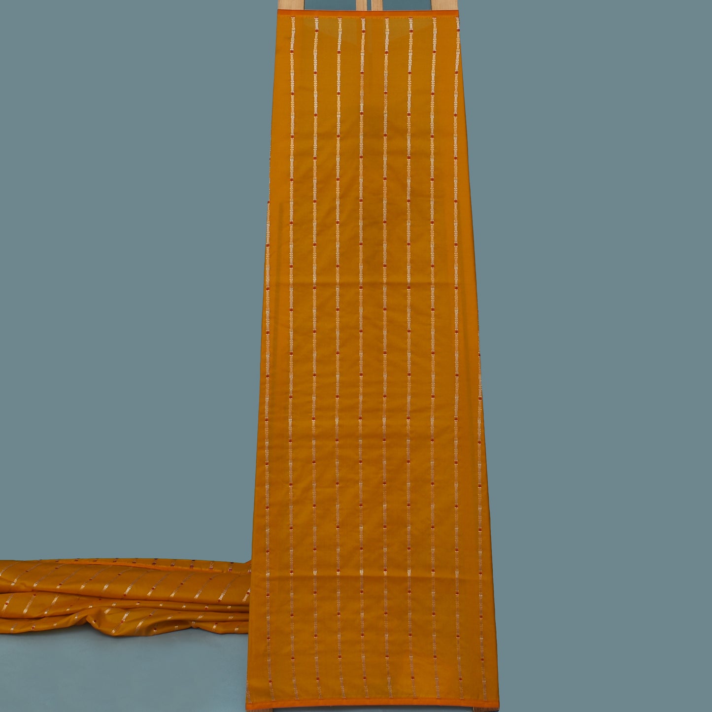 Mustard Color Brocade Fabric