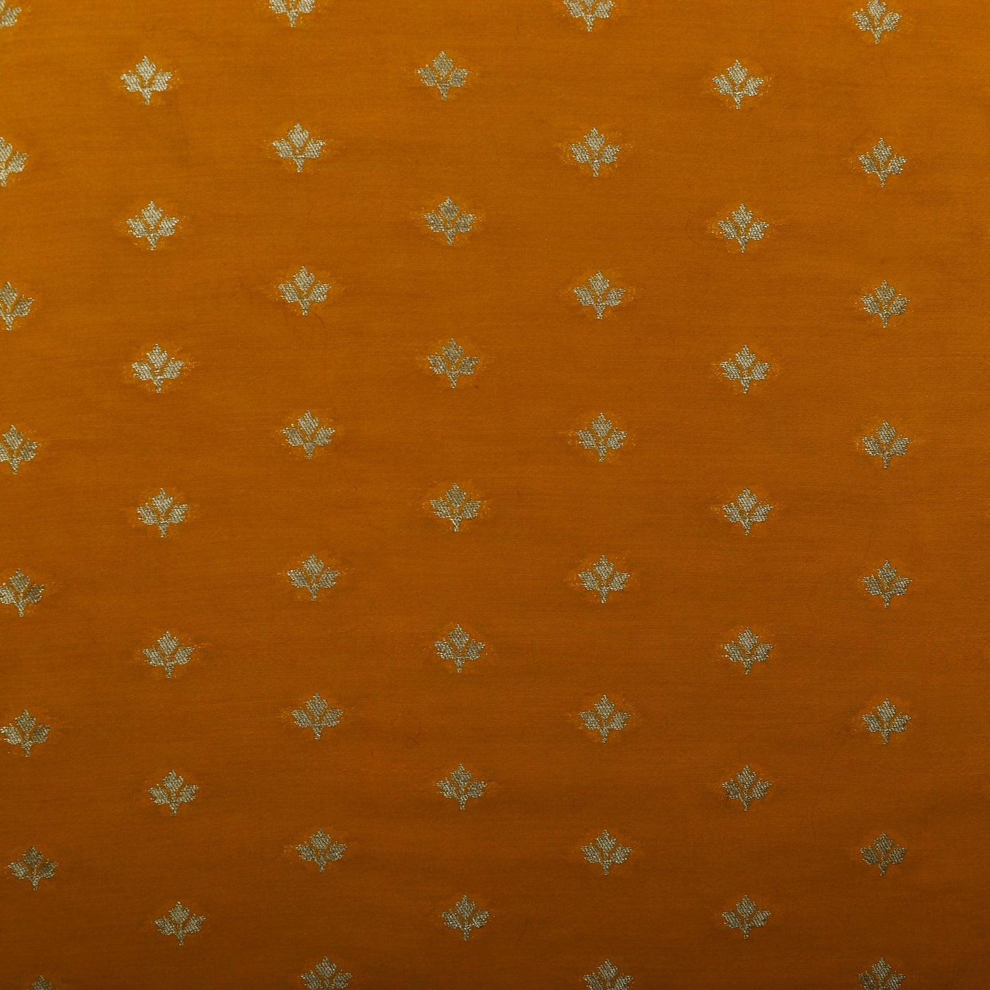 Mustard Color Brocade Fabric