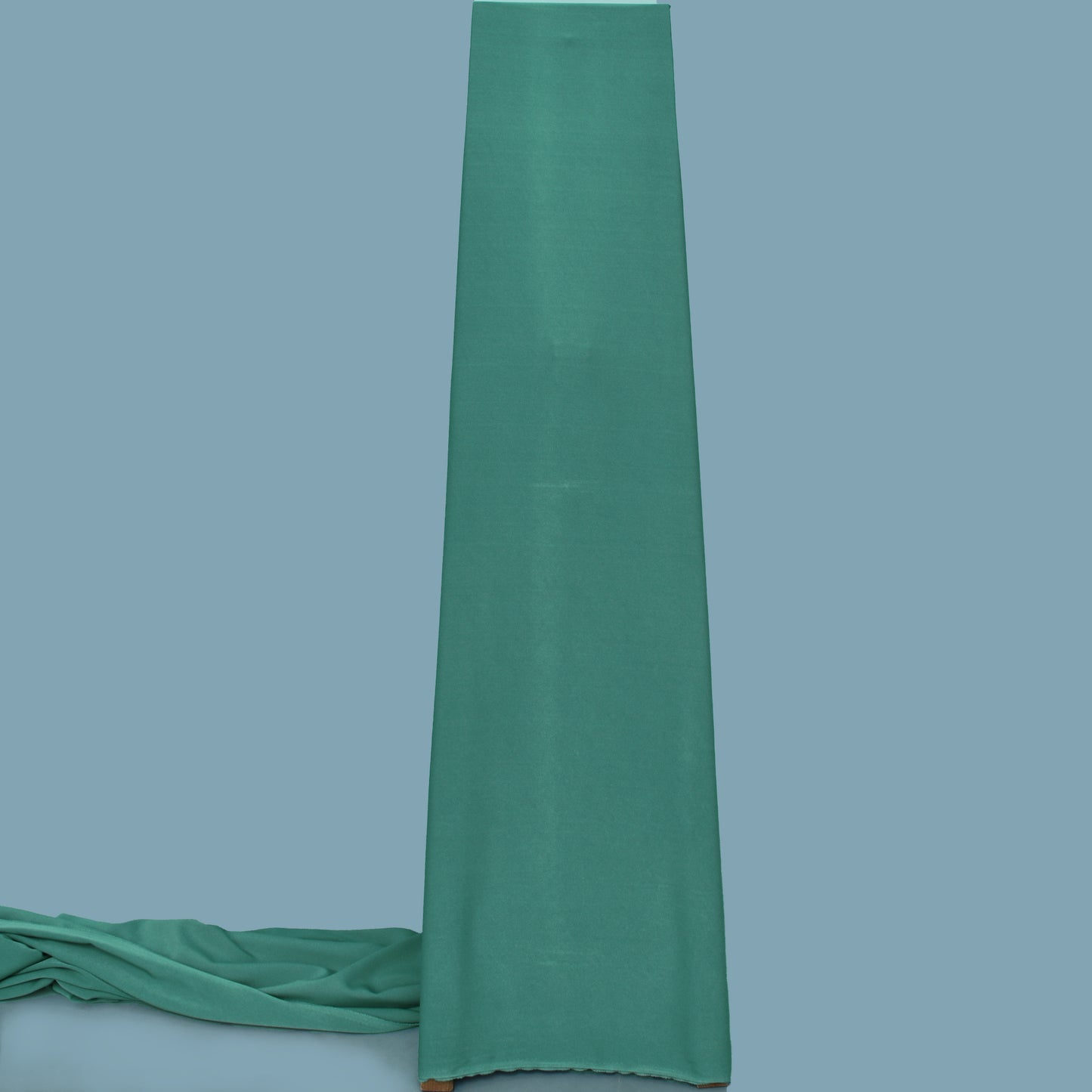 Rama Green Solid Color Banana Crepe Fabric