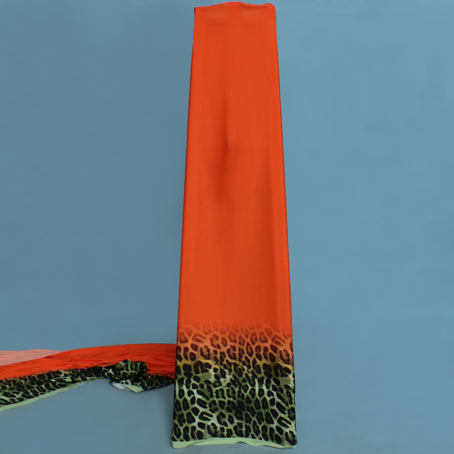 Multi Colored Armani Satin Print Fabric