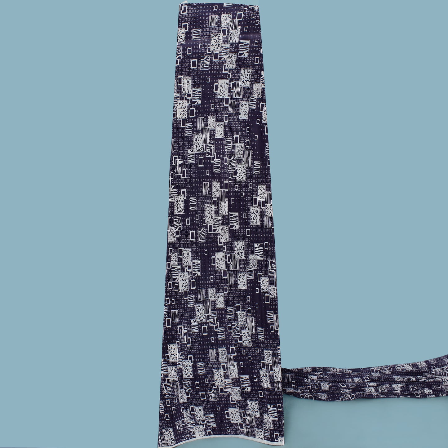 Multi Colored Crush Satin Print Fabric