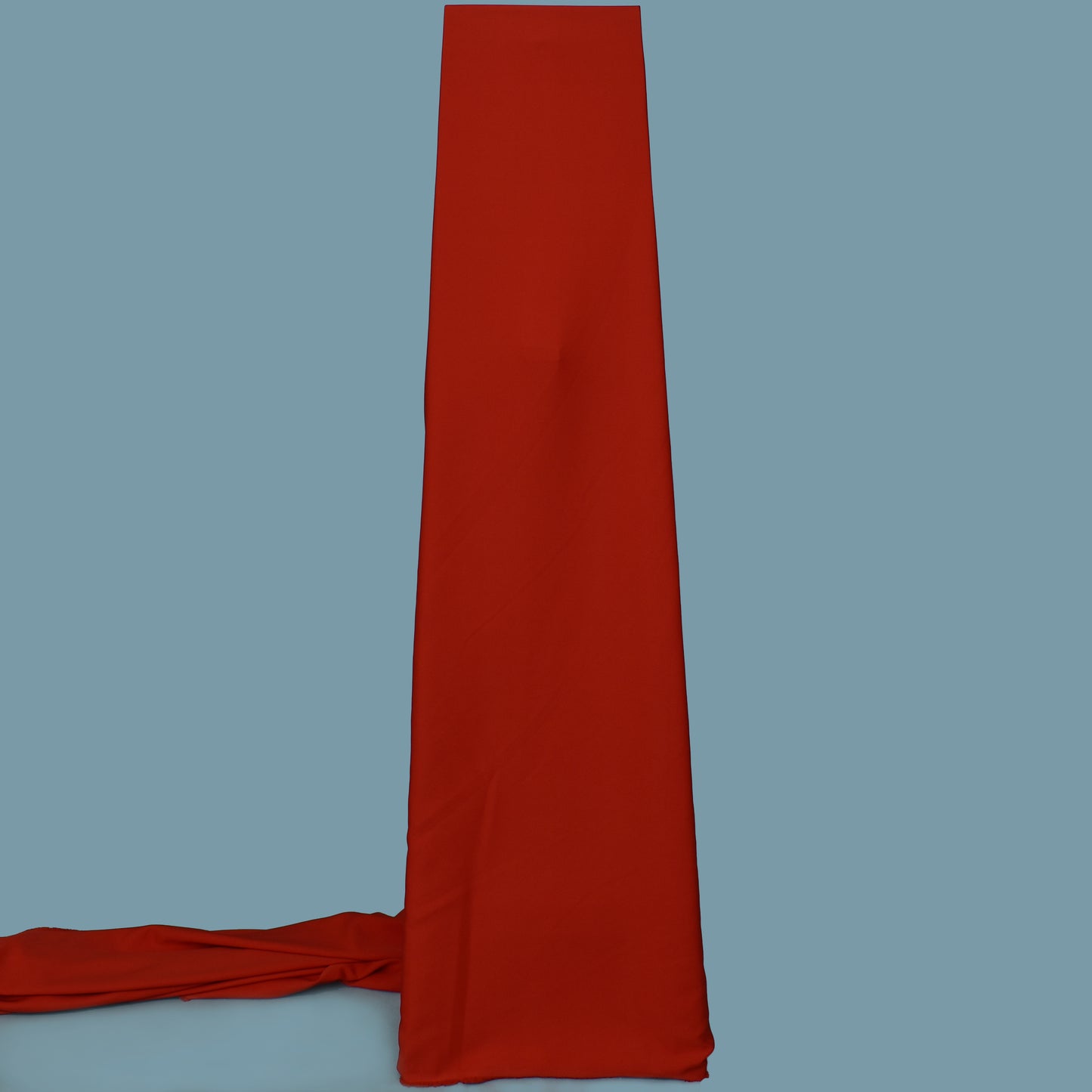 Red Solid Color Barbie Crepe Fabric