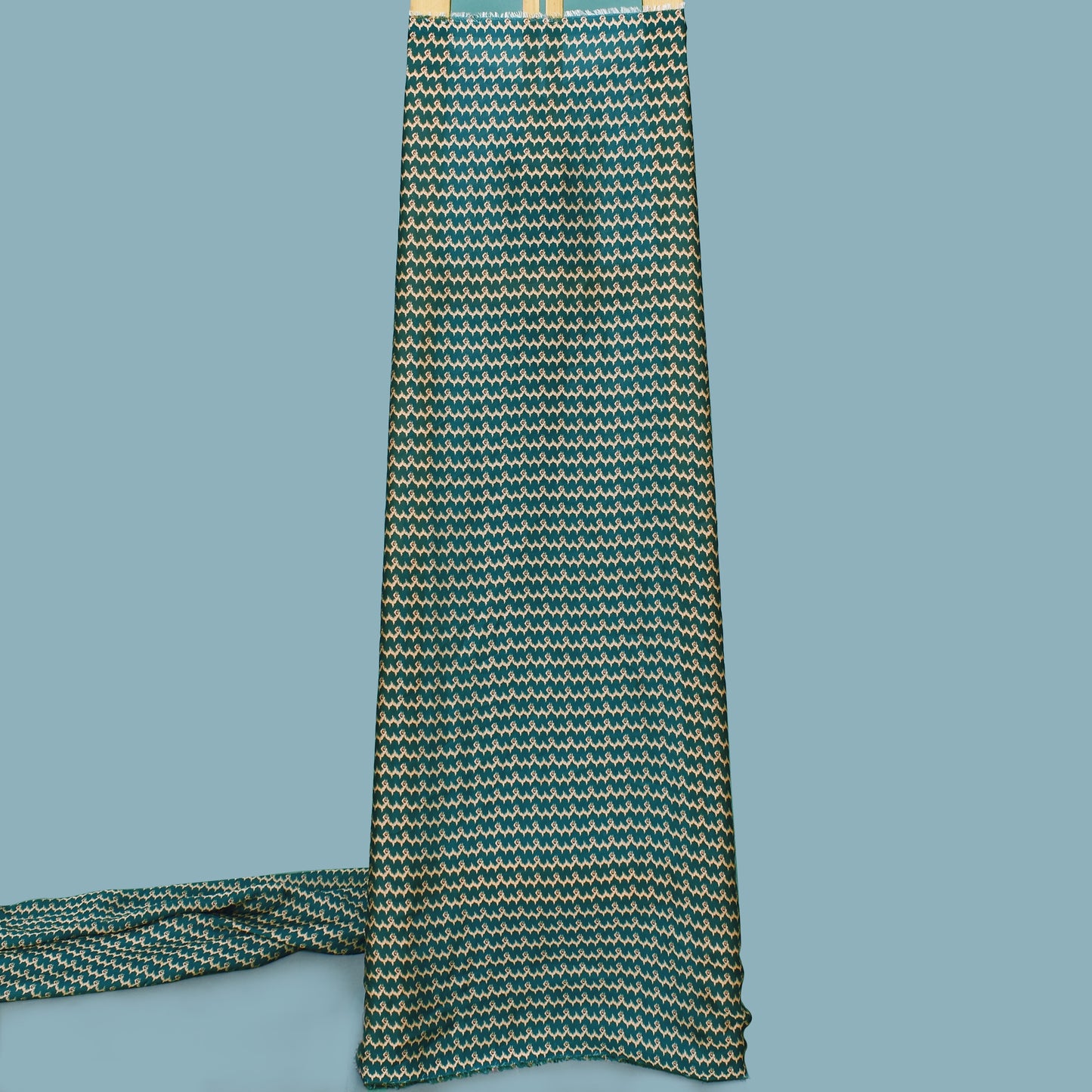 Multi Color Armani Satin Print Fabric