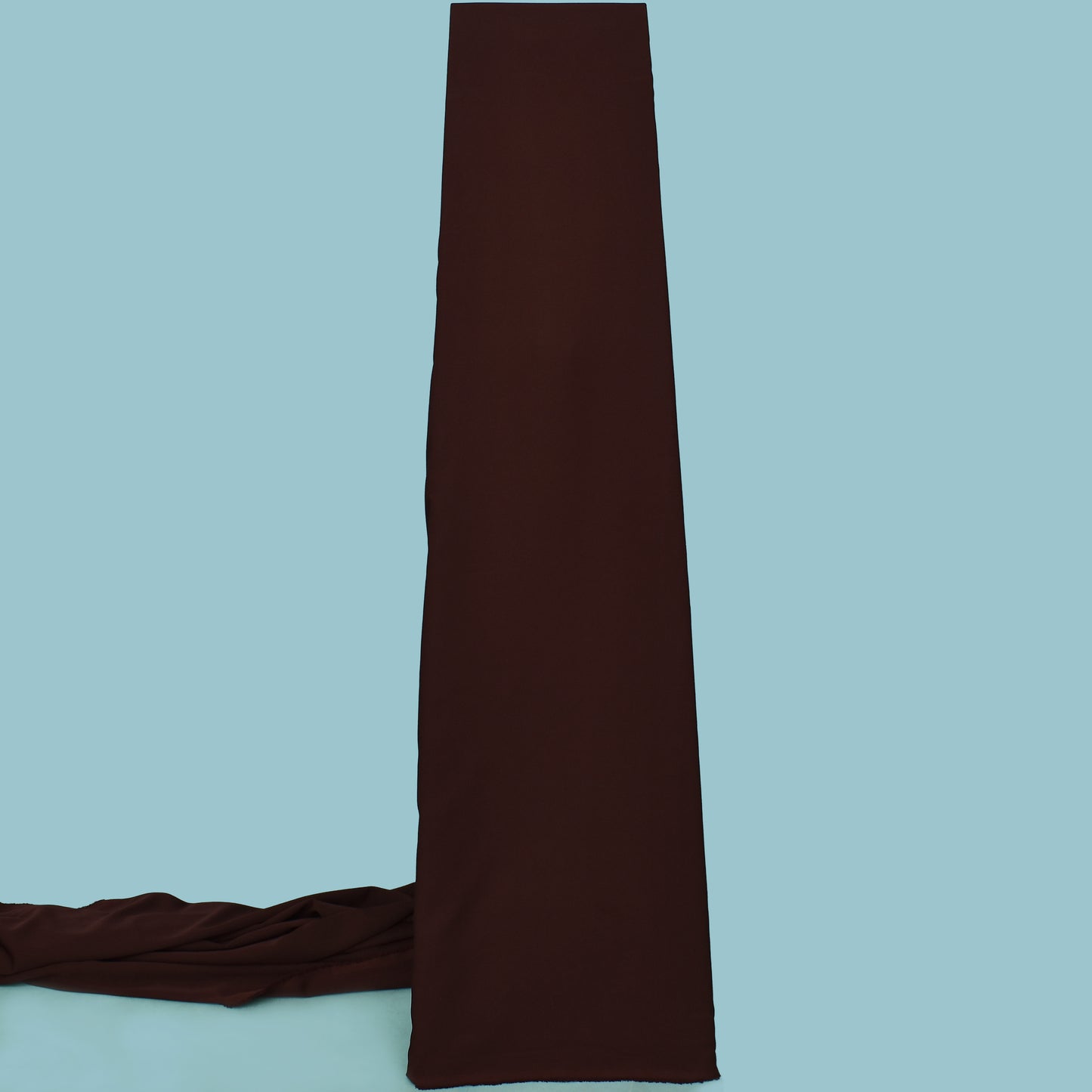 Garnet Red Solid Color Barbie Crepe Fabric