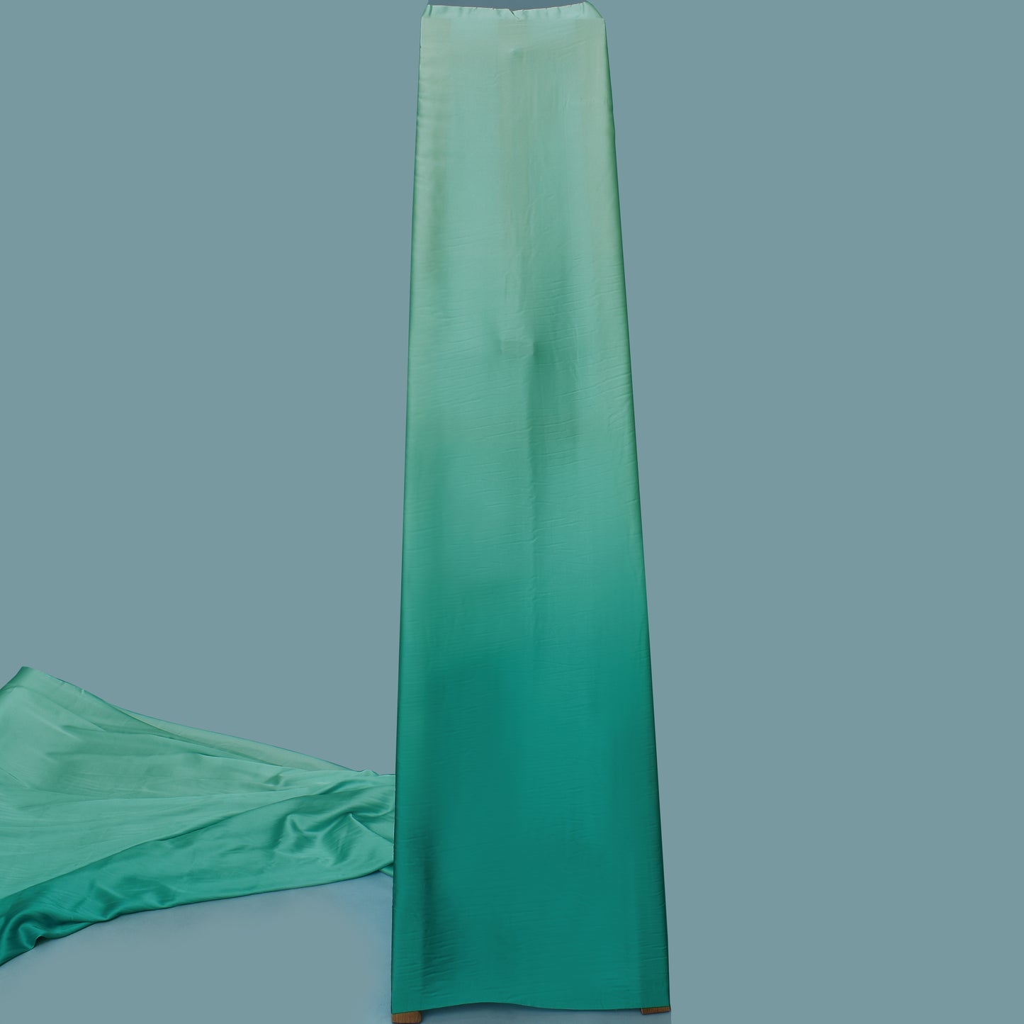 Shaded Ombre Armani Satin Fabric