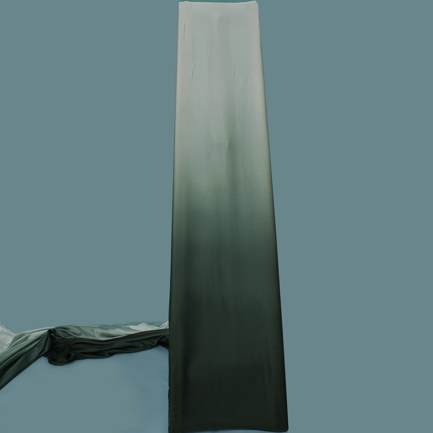 Shaded Ombre Armani Satin Fabric