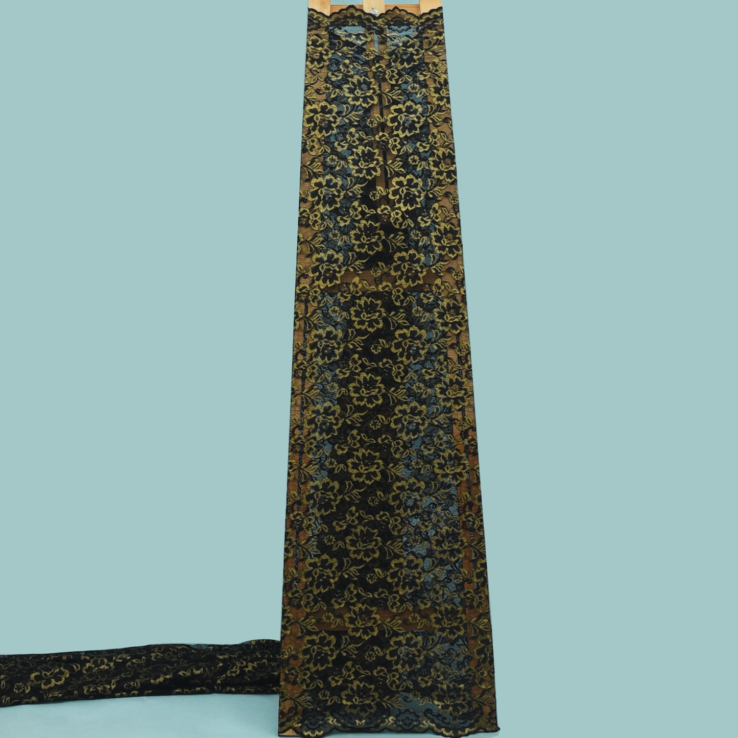 Multicolor Chantilly Net Fabric