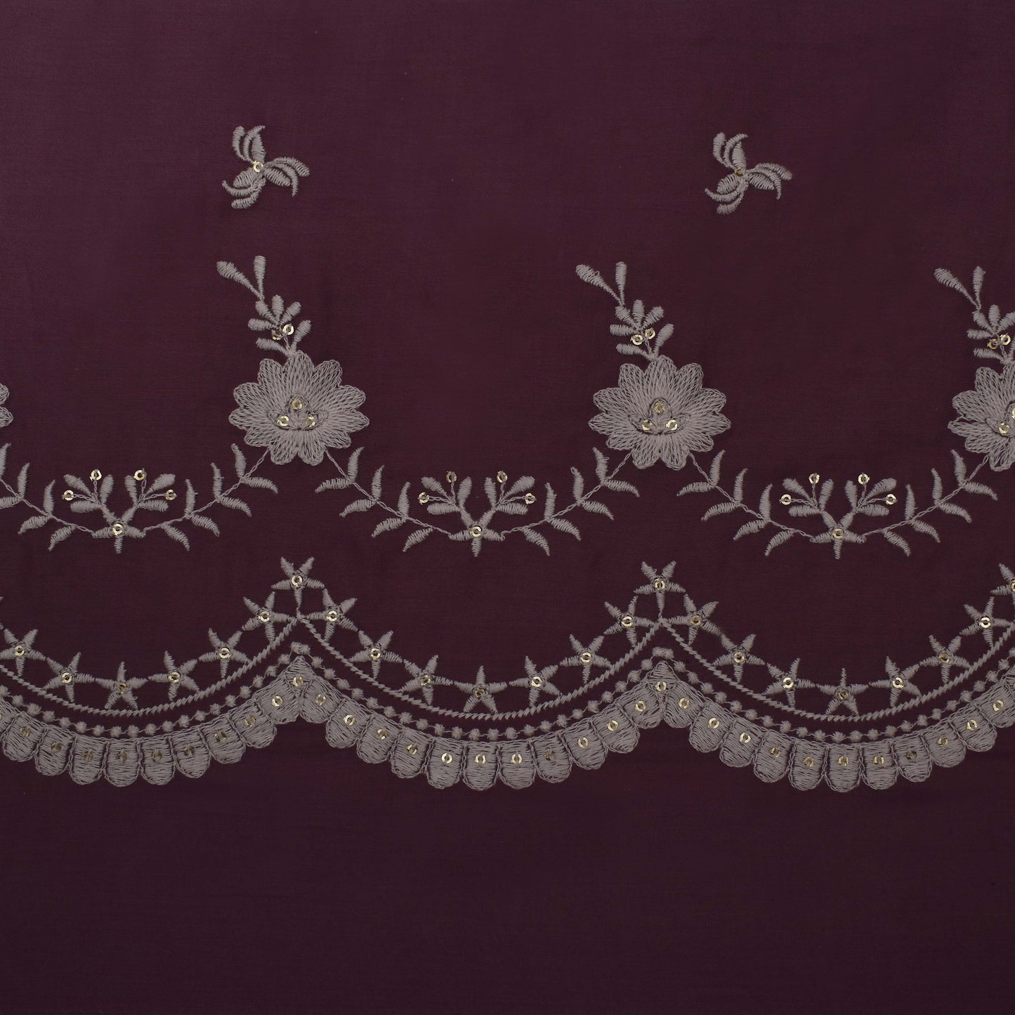 Colored Color Cotton Embroidery Fabric