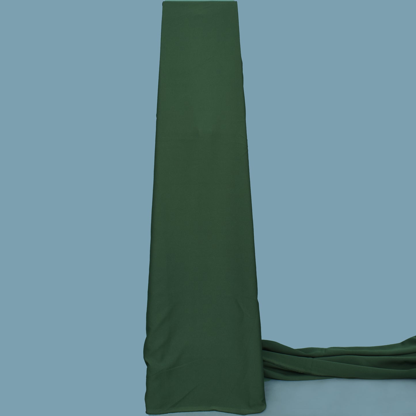 Sea Green Solid Color Barbie Crepe Fabric