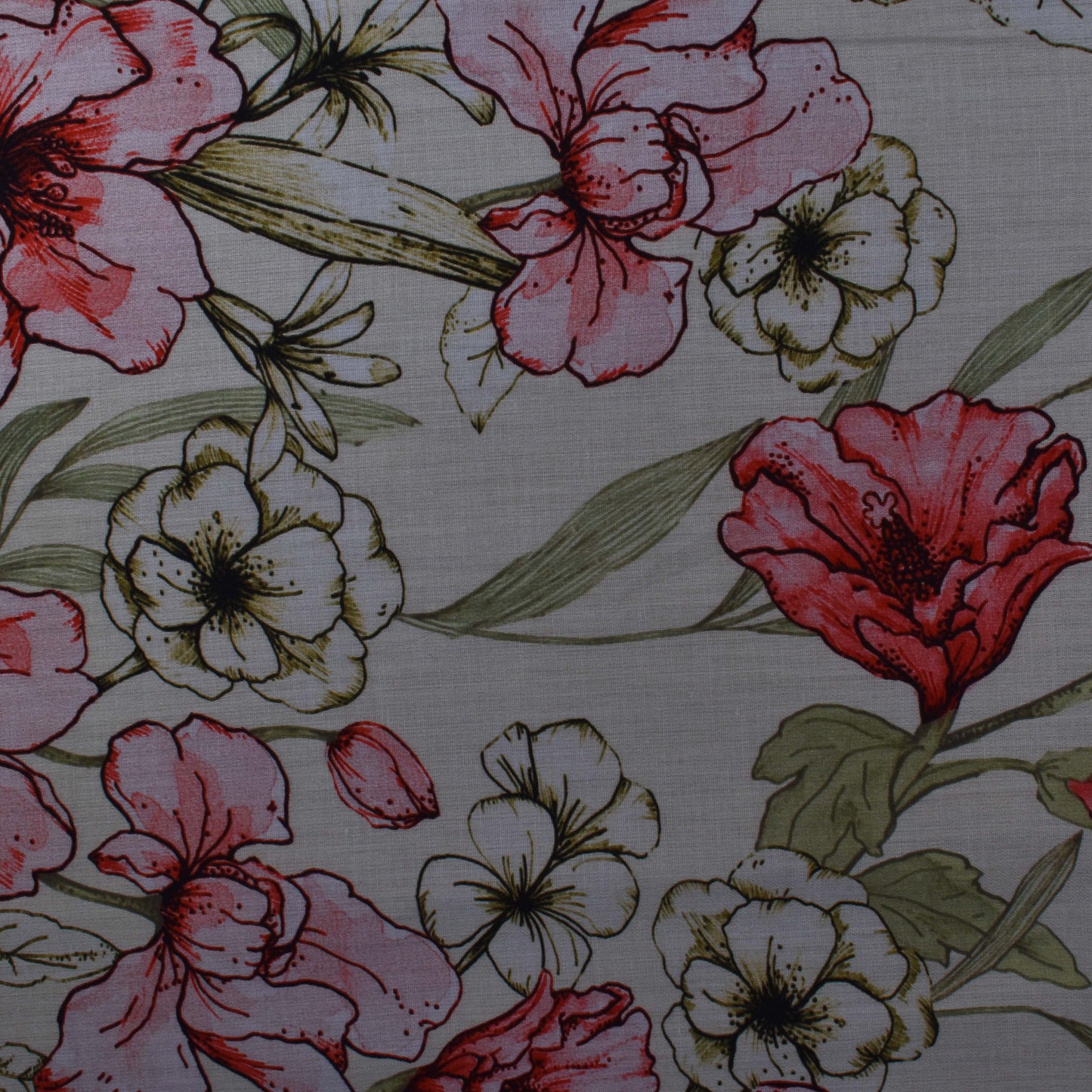 Colored Color Glace Cotton Print Fabric