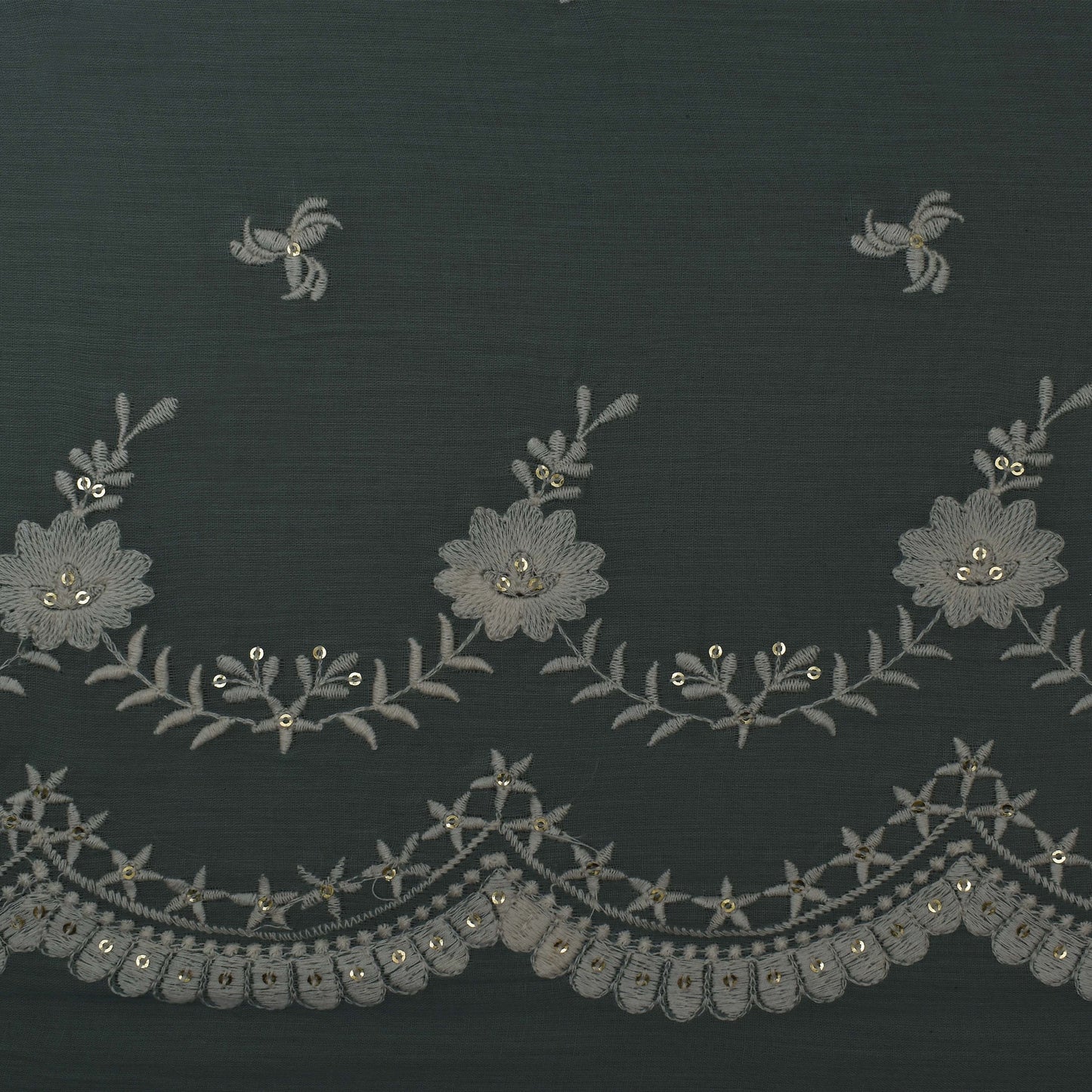 Colored Color Cotton Embroidery Fabric