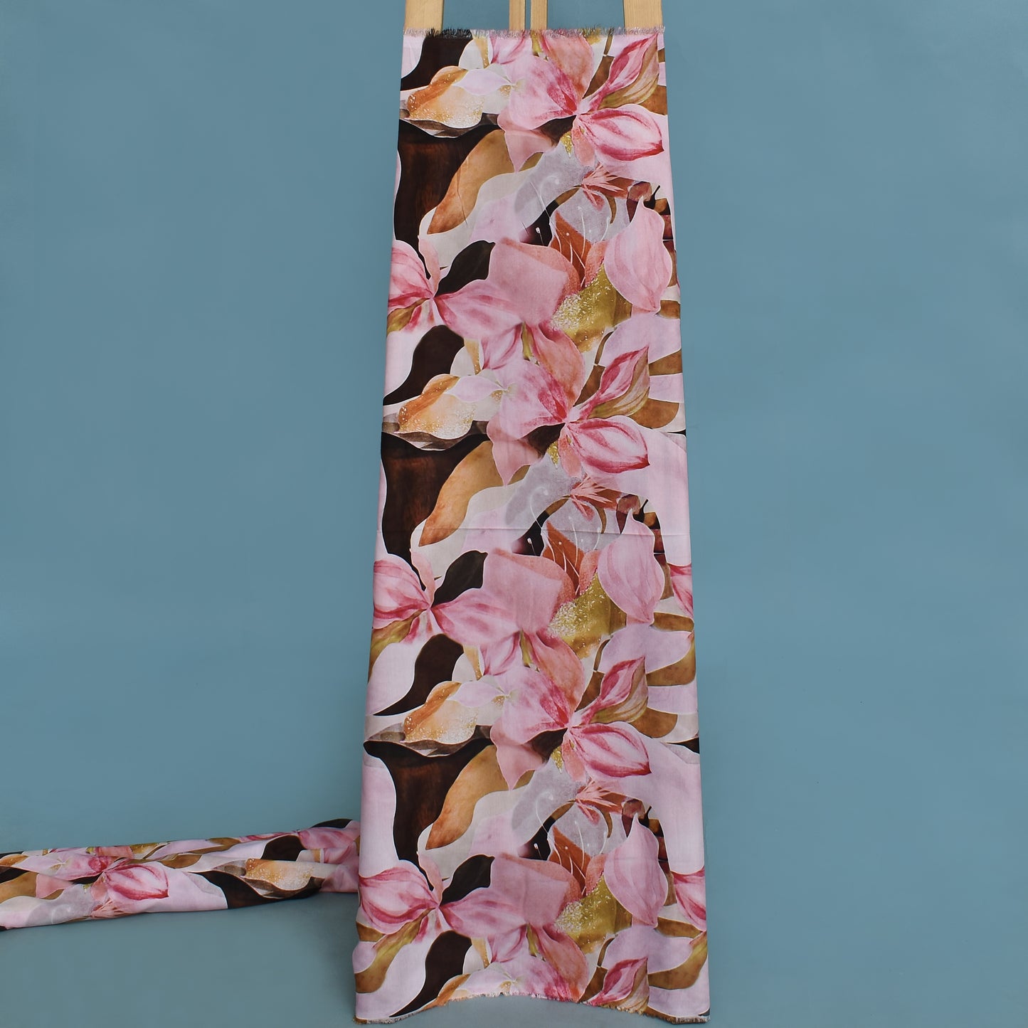 Colored Rayon Print Fabric