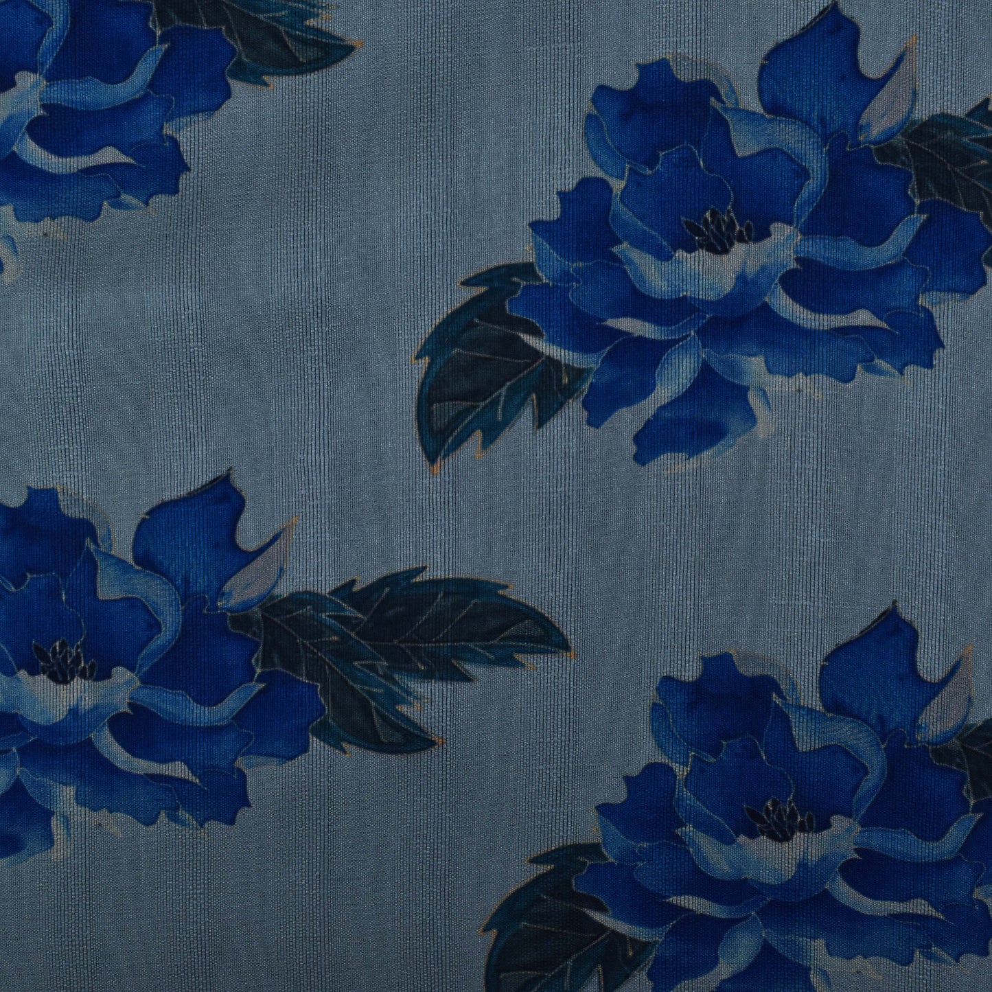 Multicolor Dupion Silk Print Fabric