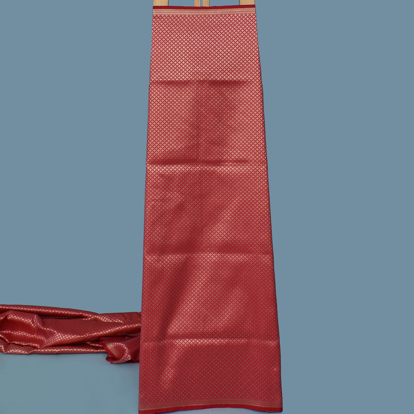 Rani Color Katan Meena Brocade Fabric