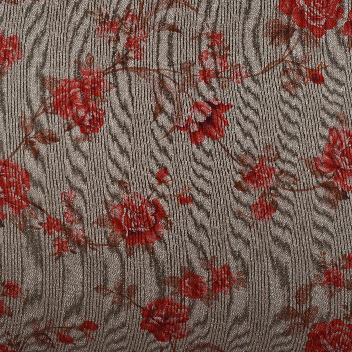 Multicolor Dupion Silk Print Fabric