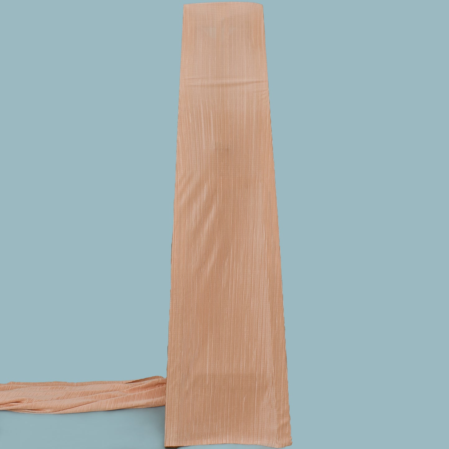 Peach Color Crush Satin Fabric