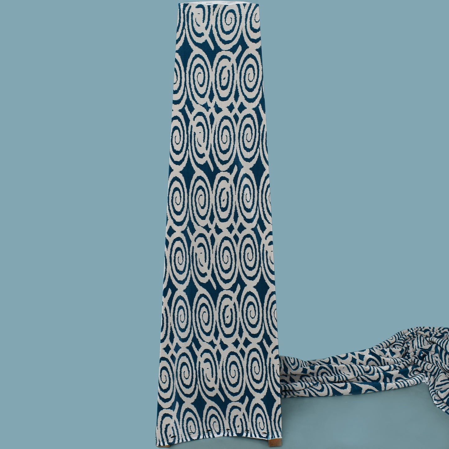 Multi Colored Crush Satin Print Fabric