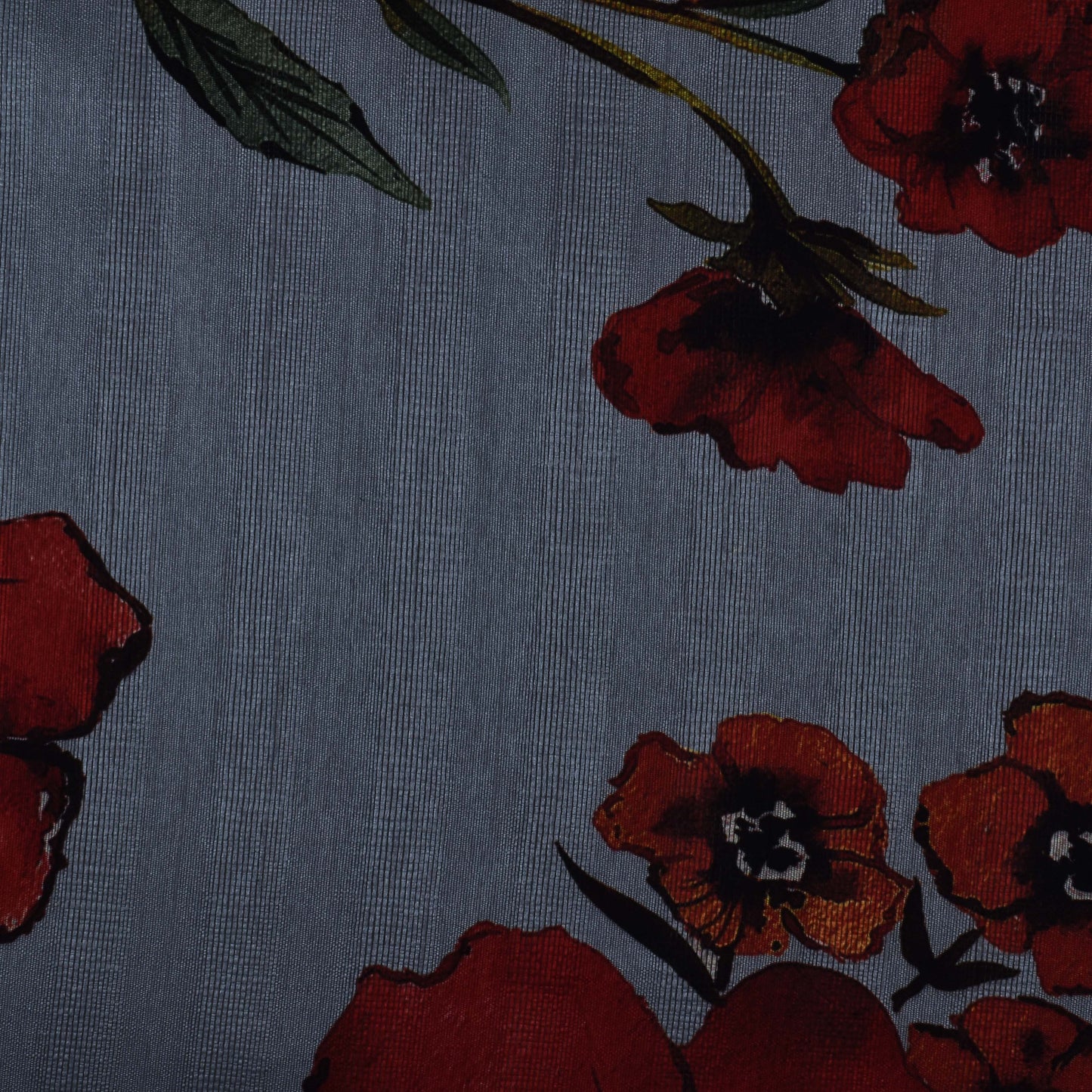 Multicolor Dupion Silk Print Fabric