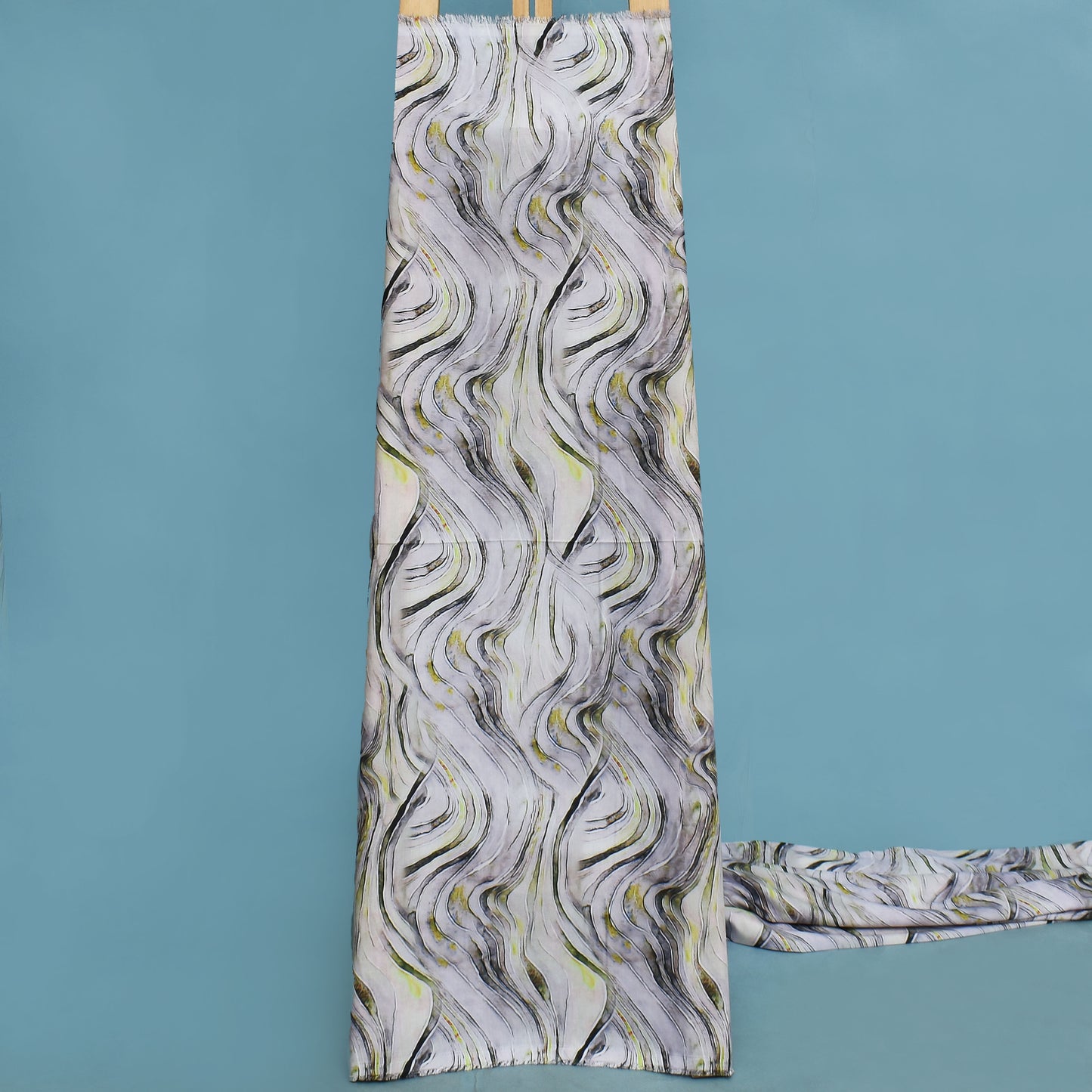 Colored Rayon Print Fabric