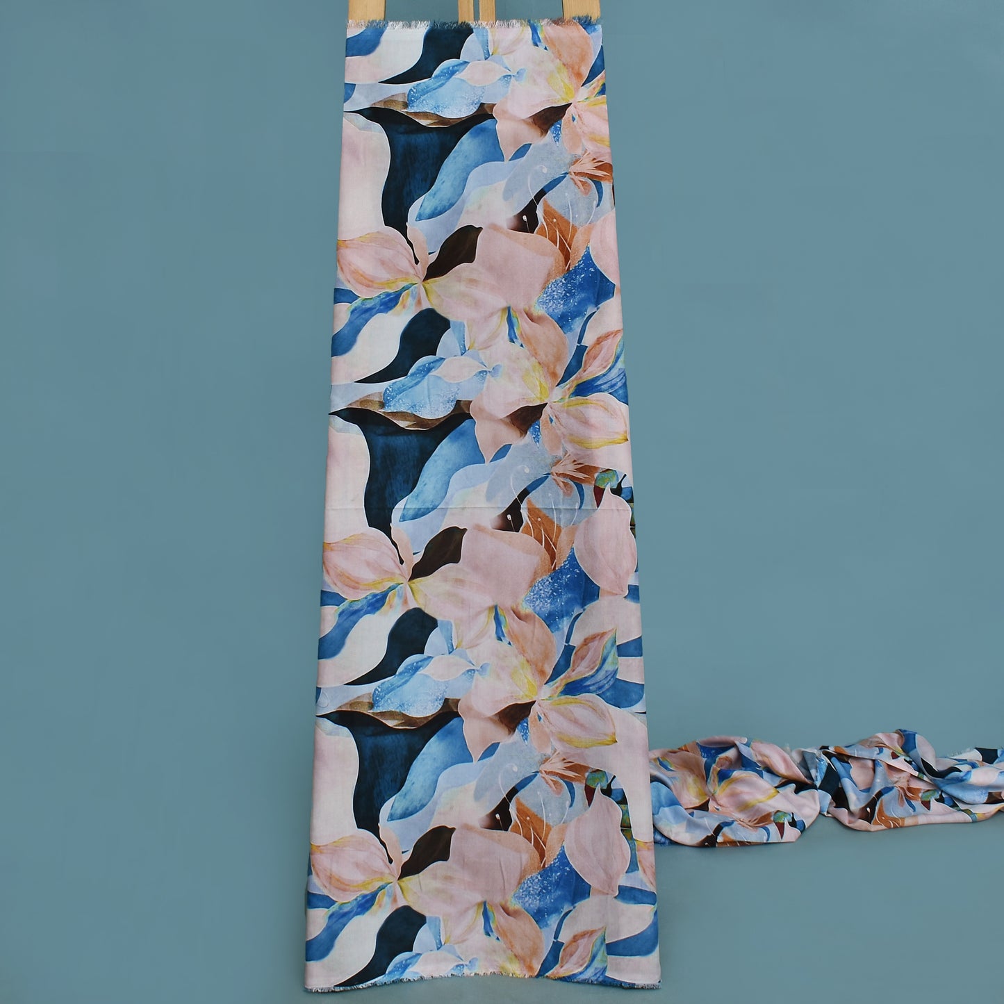 Colored Rayon Print Fabric