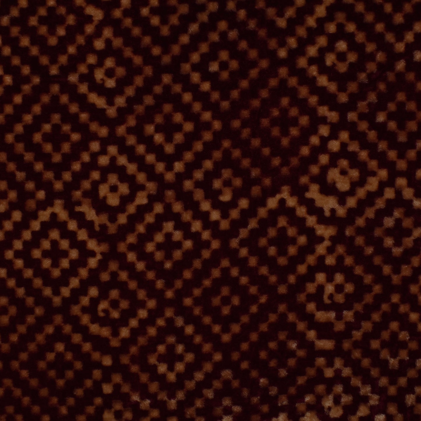 Shaded Color Silk Velvet Print Fabric