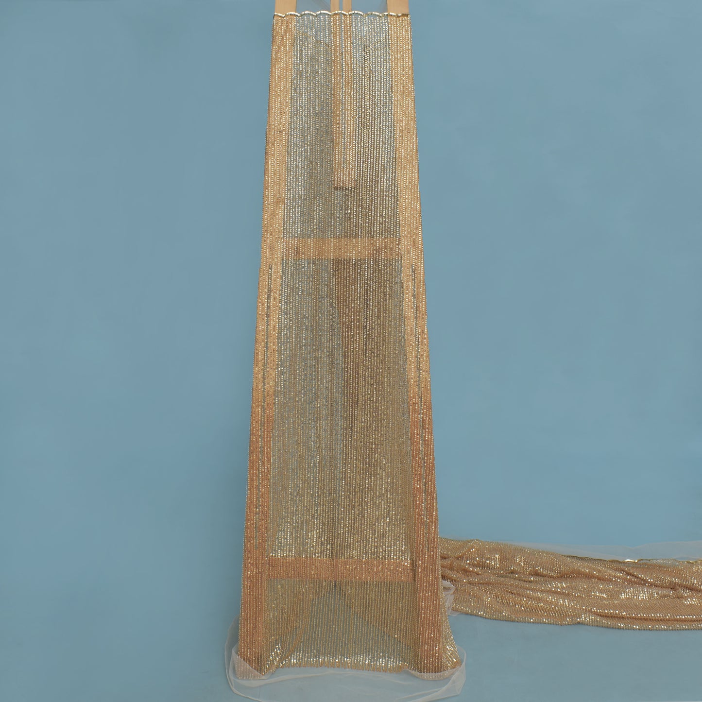 Colored Heavy Net Embroidery Fabric