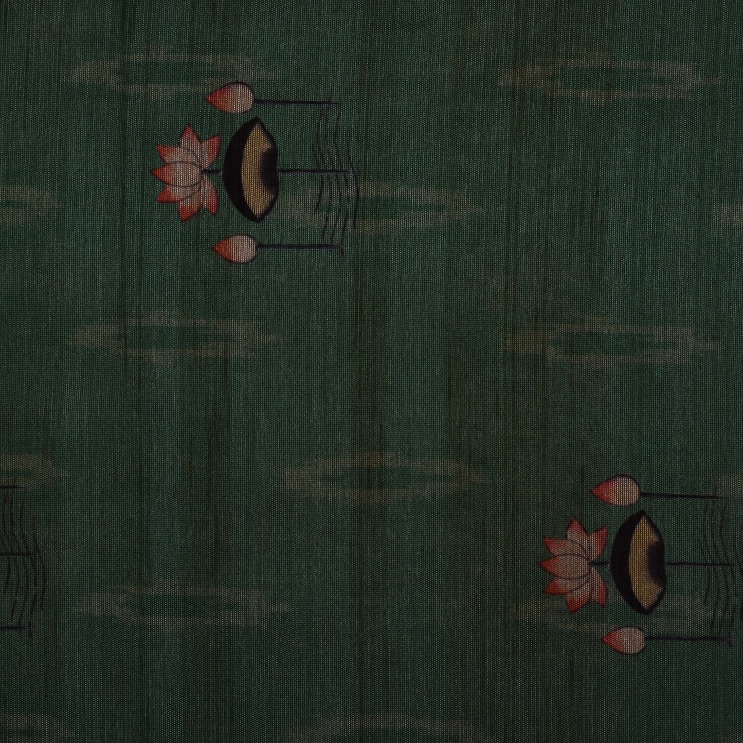 Multicolor Dupion Silk Print Fabric