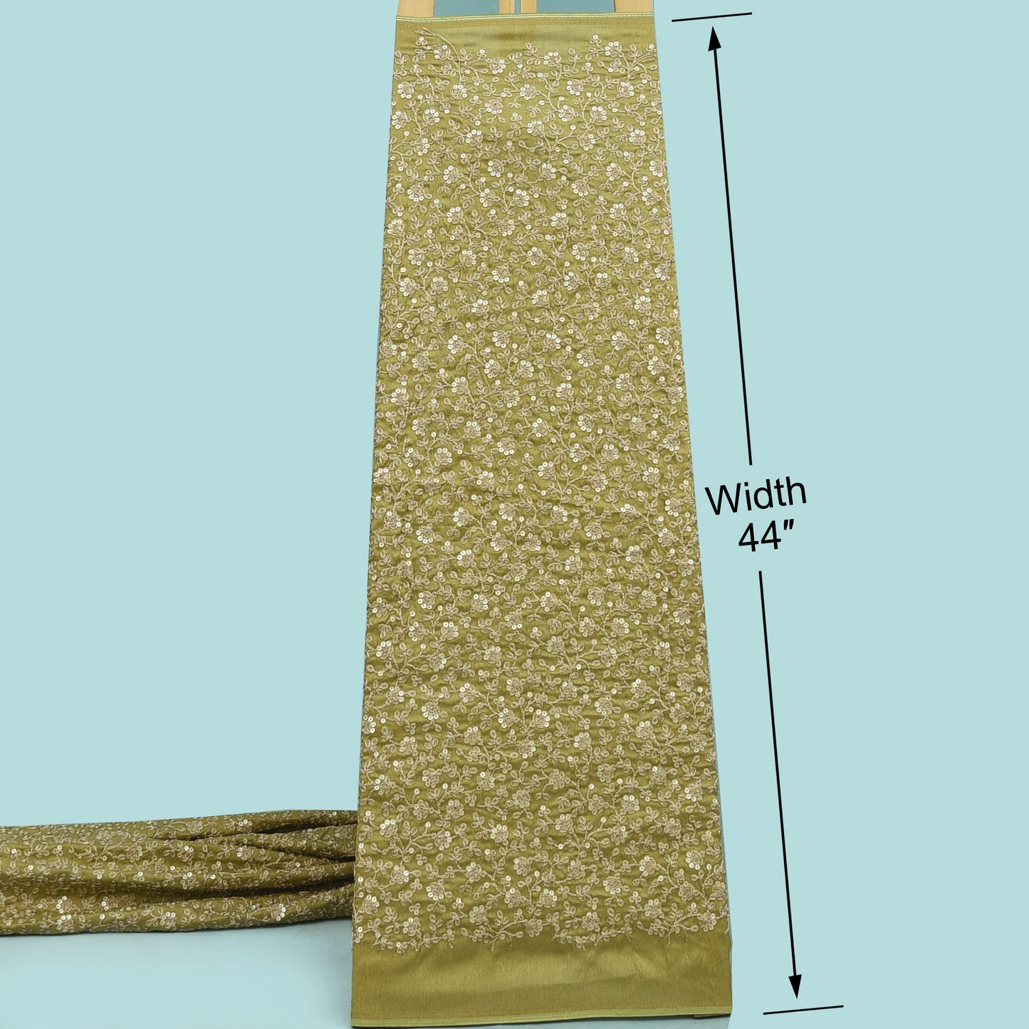 Cotton Chanderi Embroidery Fabric