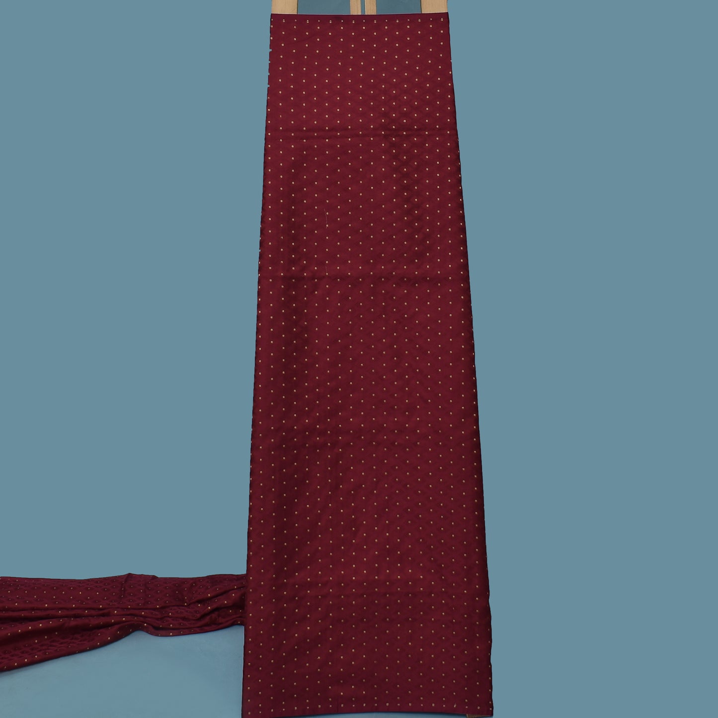 Maroon Color Brocade Fabric