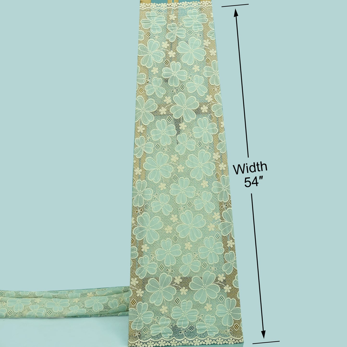 Crepe Embroidery Fabric