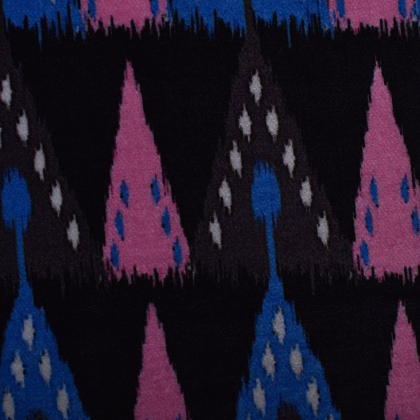 Multicolor Velvet Print Fabric