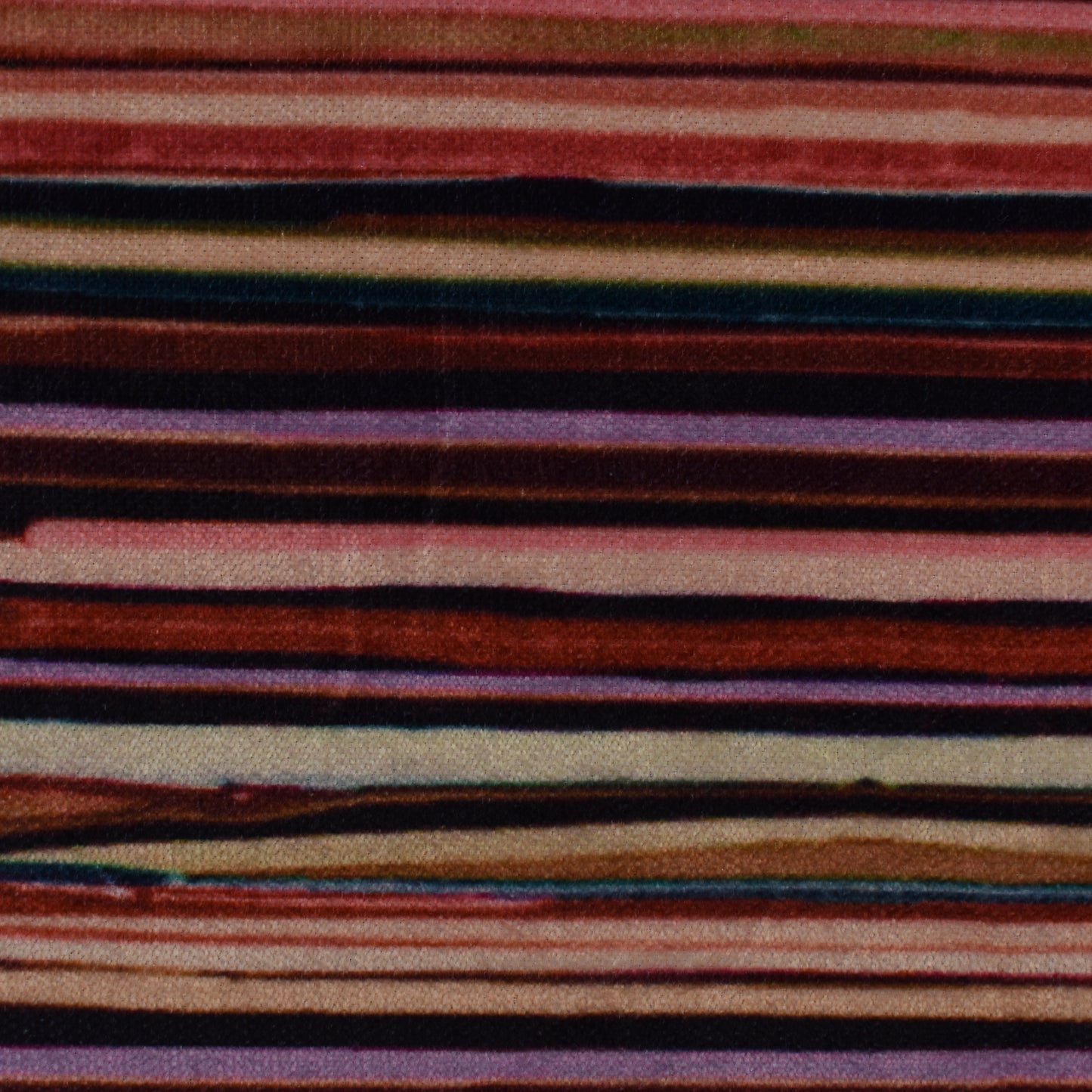 Multicolor Velvet Print Fabric