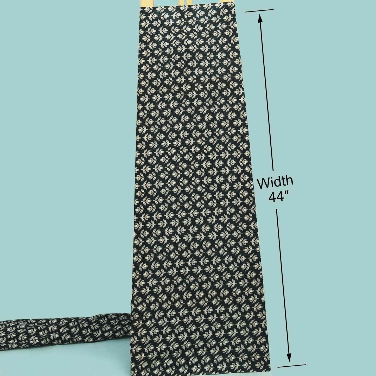 Floral Slub Silk Hydra Print Fabric