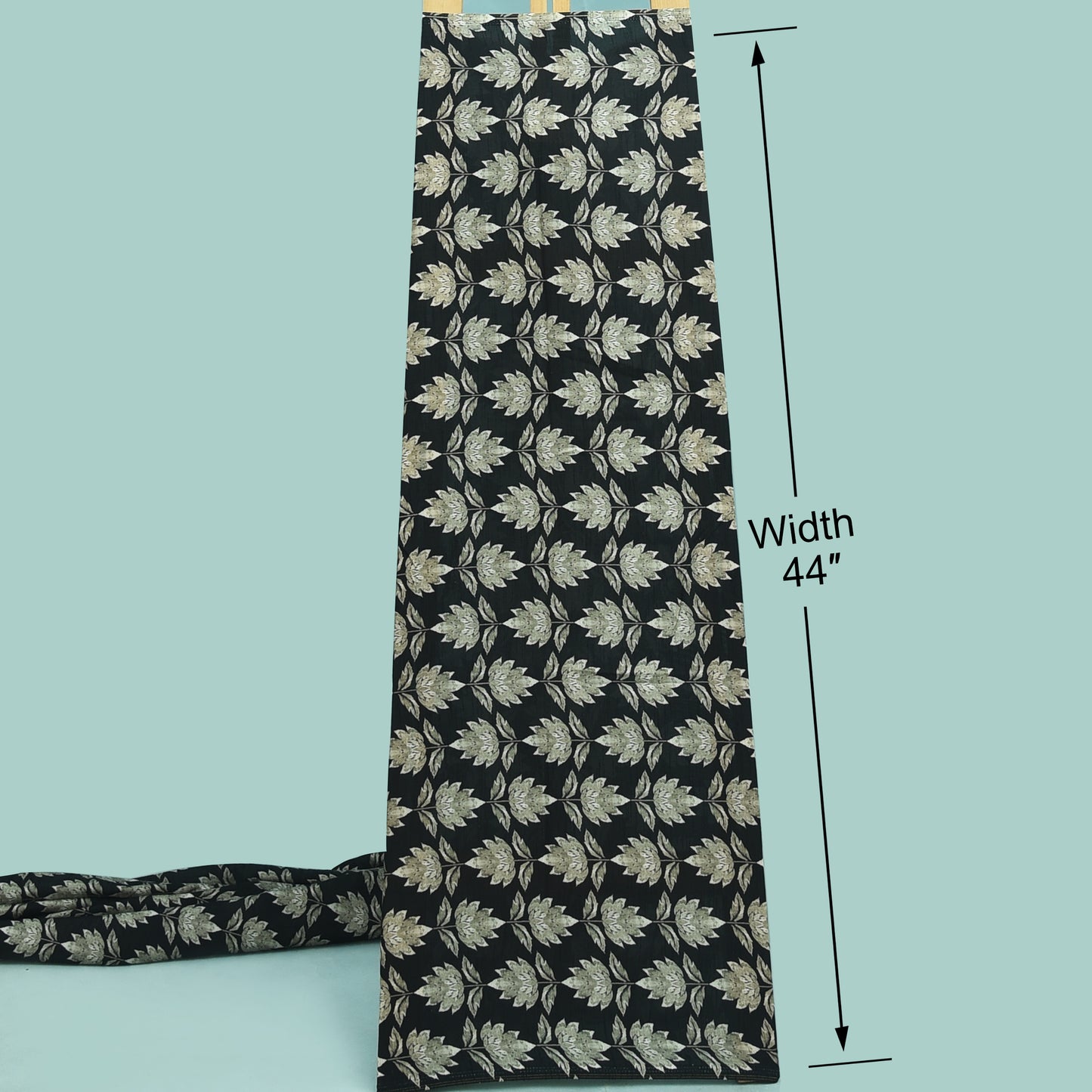 Slub Silk Hydra Print Fabric