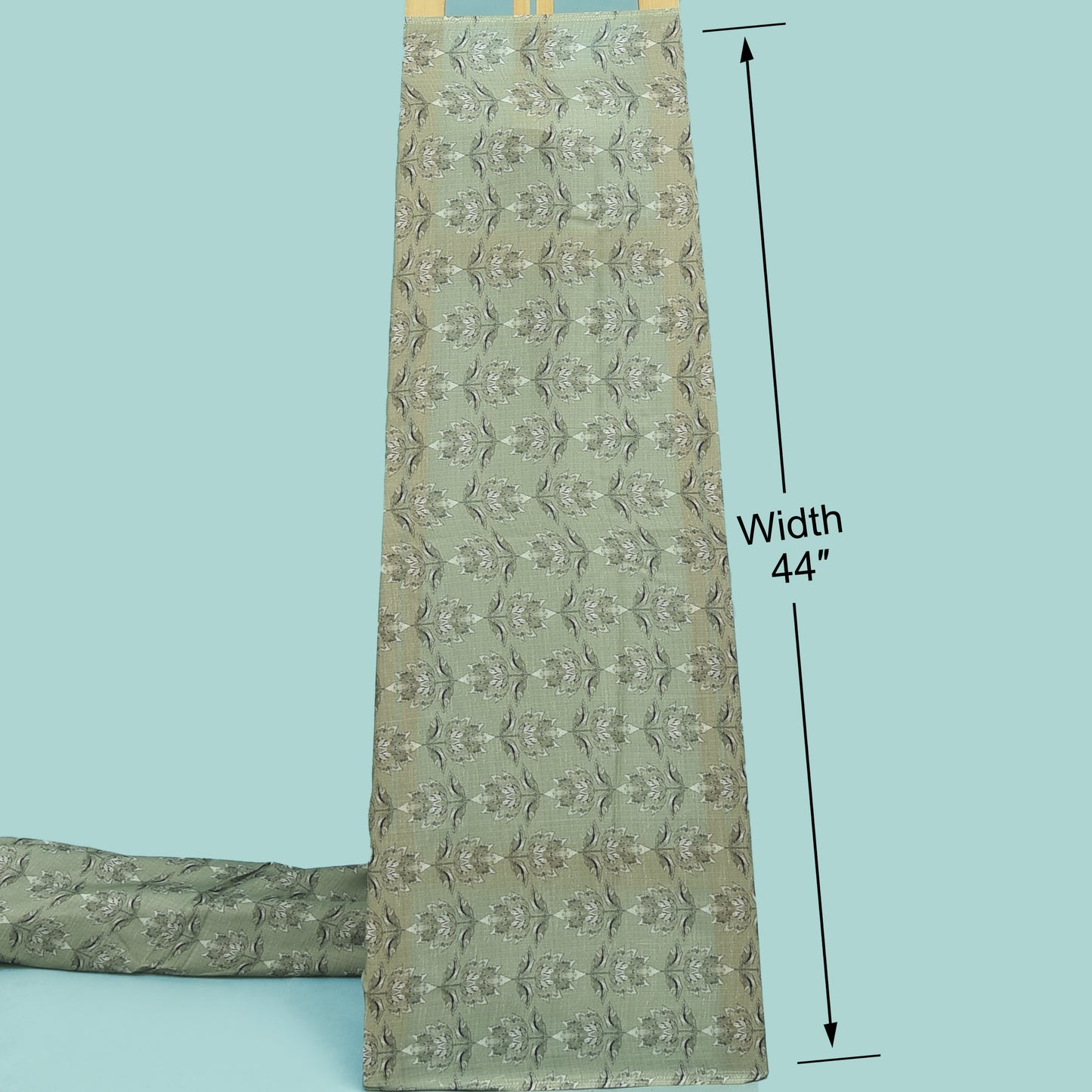 Floral Slub Silk Hydra Print Fabric