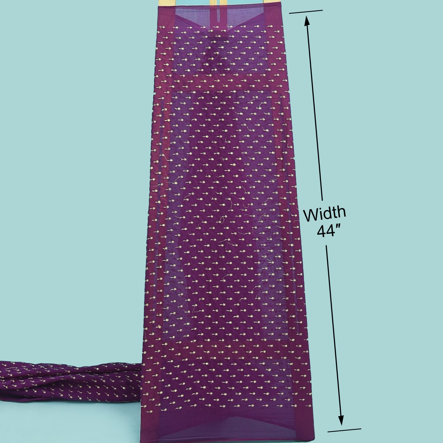 Chanderi Embroidery Fabric