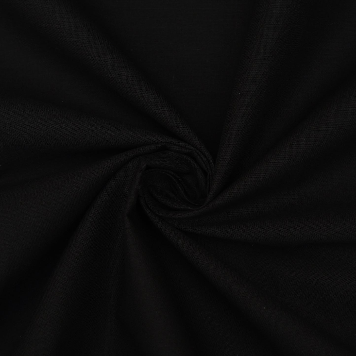 Black Color Floral Cotton Embroidery Fabric