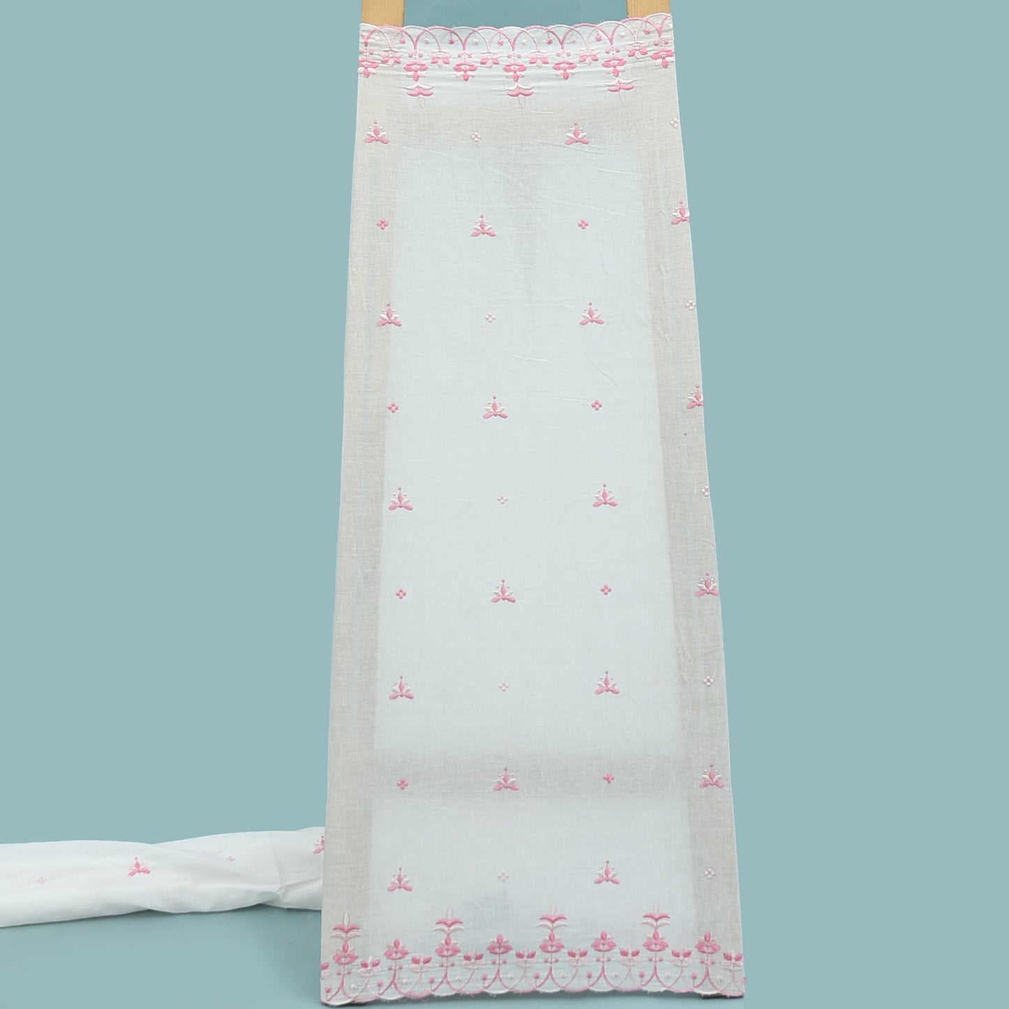 Floral Cotton Embroidery Fabric